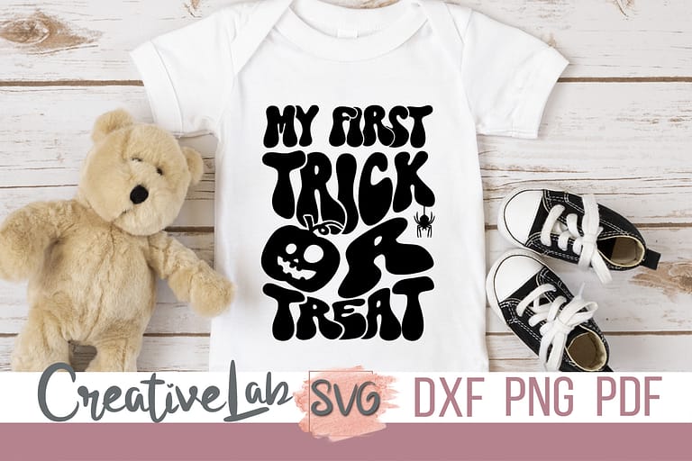 My First Boo, My First Halloween SVG, PNG, DXF Files - CreativeLabSVG